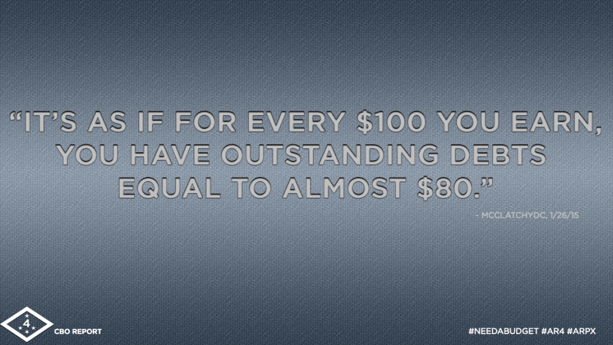 Westerman comments on national debt.