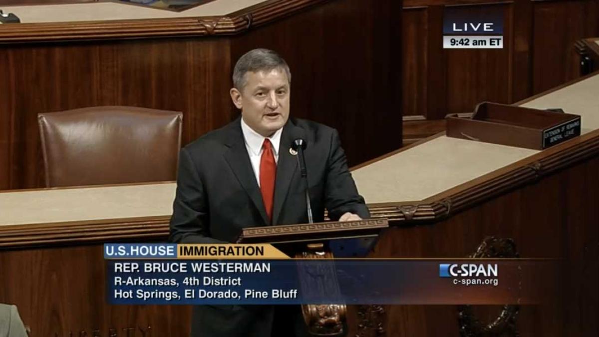 Congressman Bruce Westerman (R-Hot Springs) gives his first speech on the floor of the U.S. House of Representatives.