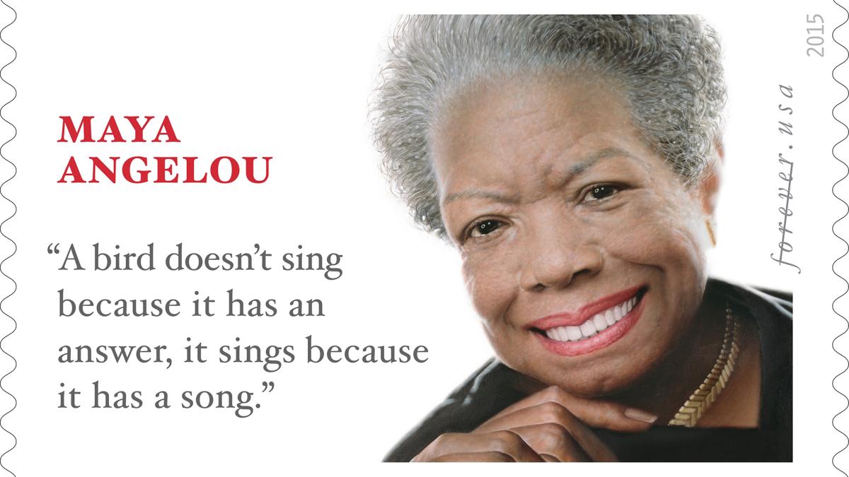 Maya Angelou Forever Stamp