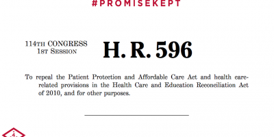 The language of the Obamacare repeal.