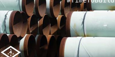 It is #TimeToBuild the Keystone XL Pipeline.