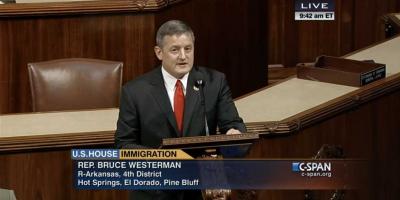 Congressman Bruce Westerman (R-Hot Springs) gives his first speech on the floor of the U.S. House of Representatives.